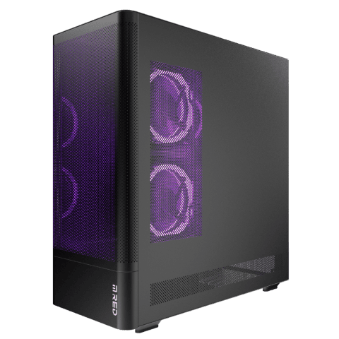 M.RED BlackBird ARGB Noir - Boîtier PC M.RED - Cybertek.fr - 6