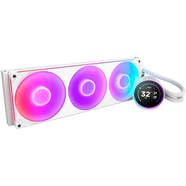 NZXT Kraken Elite 420 RGB V2 - 420mm - Blanc - Watercooling NZXT - 2