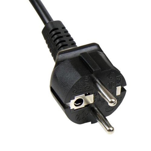 1m C5 Laptop Power Cord - Schuko CEE7  - Connectique PC - 1