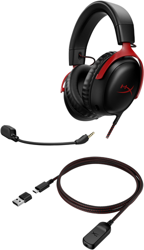 HyperX Cloud III Rouge Stereo Rouge - Micro-casque - Cybertek.fr - 0