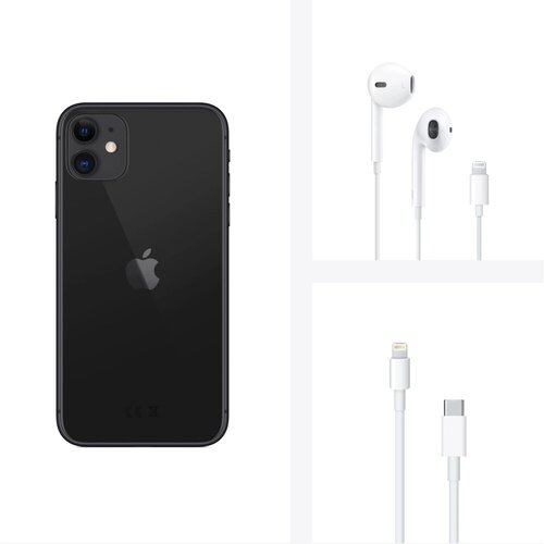 Apple iPhone 11 64Go - Noir  - Téléphonie Apple - Cybertek.fr - 3