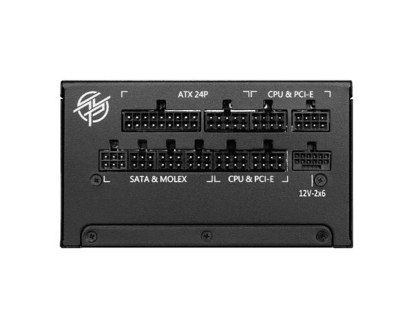 Deepcool CG530 4F Noir+MPG A1000GS PCIE5+WaterForce X 280 Noir - Boîtier PC - 6