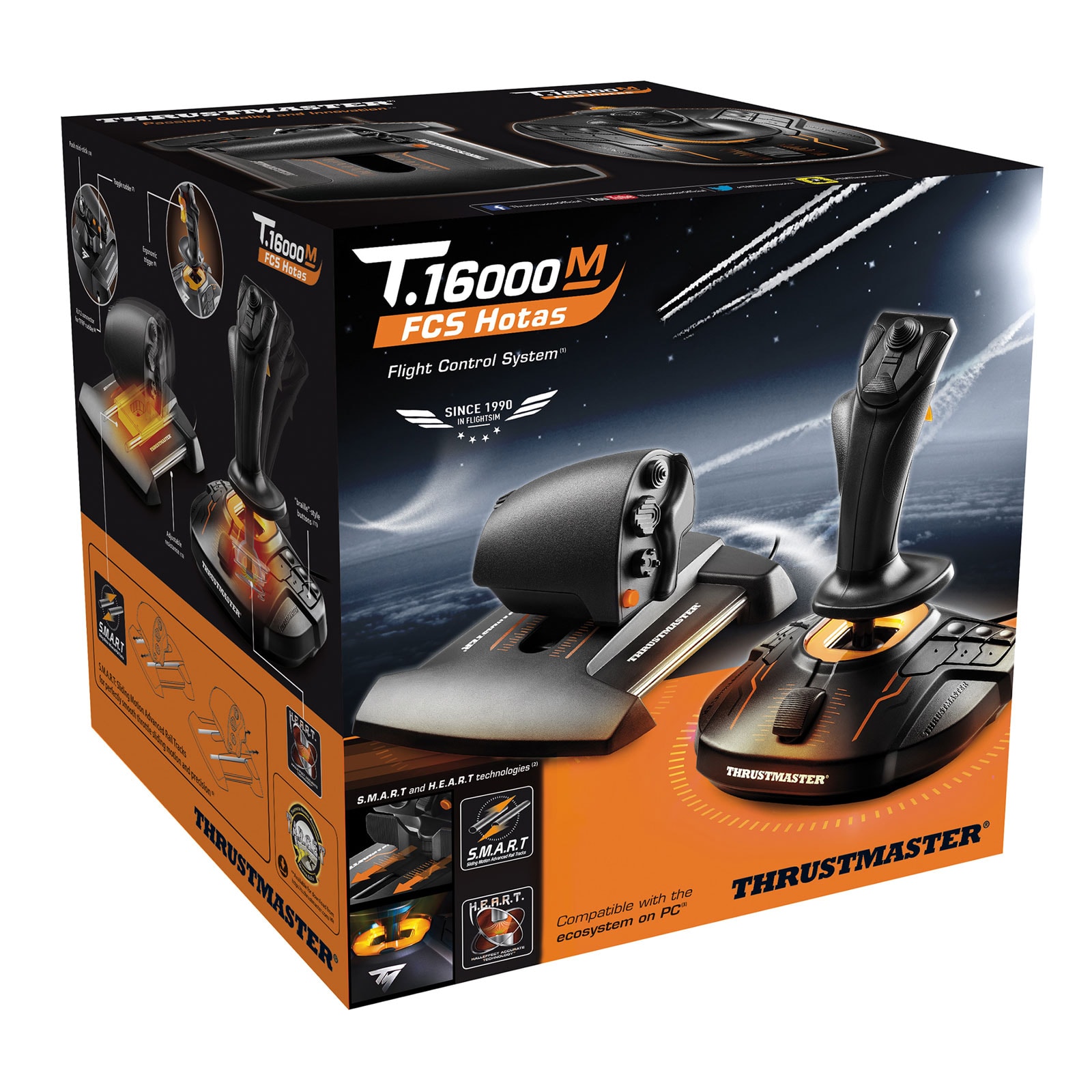 ThrustMaster T.16000M FCS HOTAS (2960778**) - Achat / Vente Simulateur de vol sur Cybertek.fr - 1