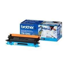 Toner TN135C Haute capacité 4000p Cyan pour imprimante Laser Brother - 0