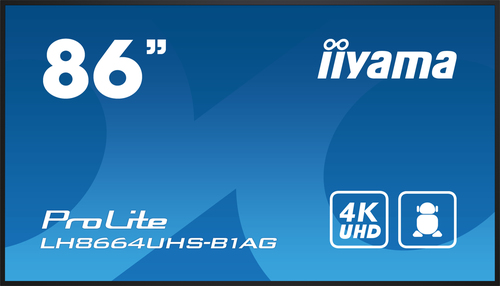 Iiyama LH8664UHS-B1AG (LH8664UHS-B1AG) - Achat / Vente Affichage dynamique sur Cybertek.fr - 1