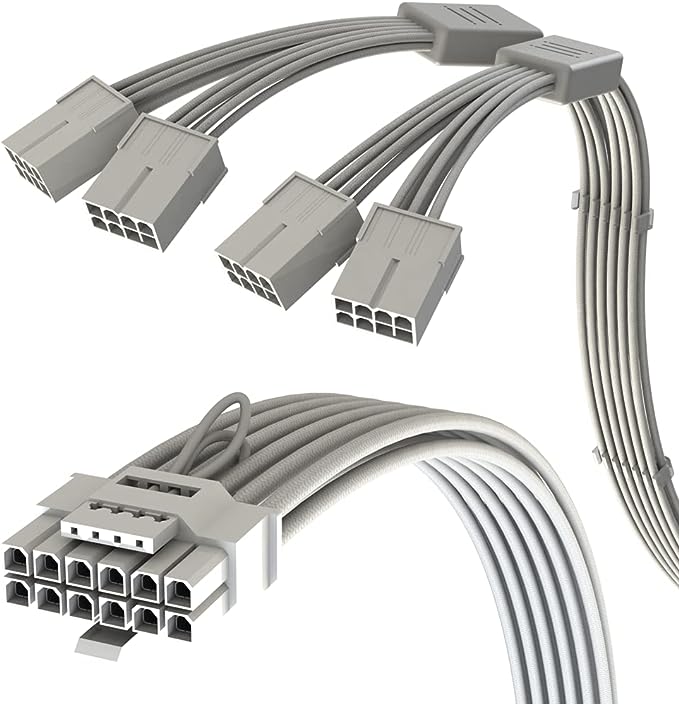 Cable extension 4x8 broches PCIE vers 12VHPWR 40cm - Connectique PC - 0