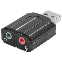 image produit  Mini carte son USB entree/sortie jack Cybertek