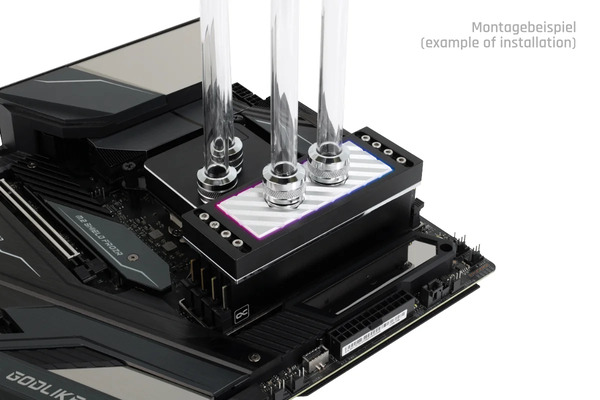 Alphacool Apex D-RAM Water cooler ARGB - 4 Slots Argent - Watercooling - 1