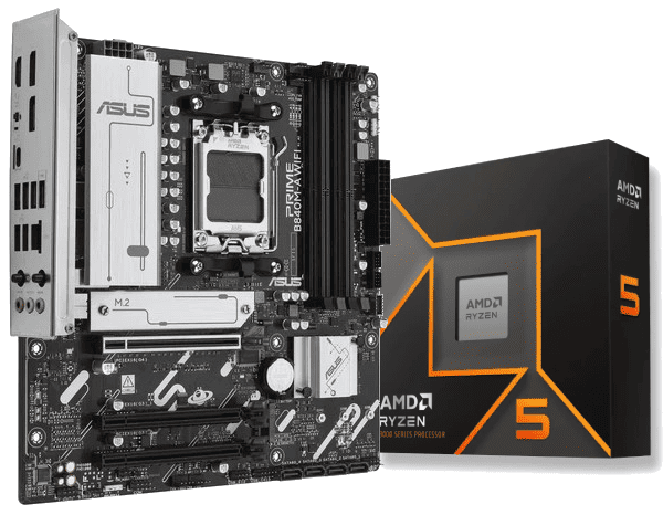PRIME B840M-A WIFI + Ryzen 5 9600X box - Cybertek.fr - 0