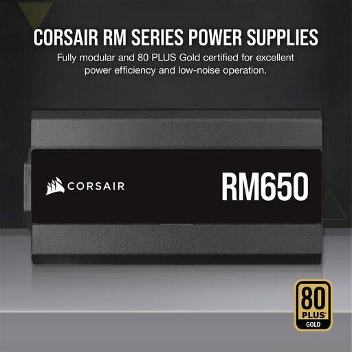 Corsair RM650 80+ GOLD (650W) - Alimentation Corsair - Cybertek.fr - 1