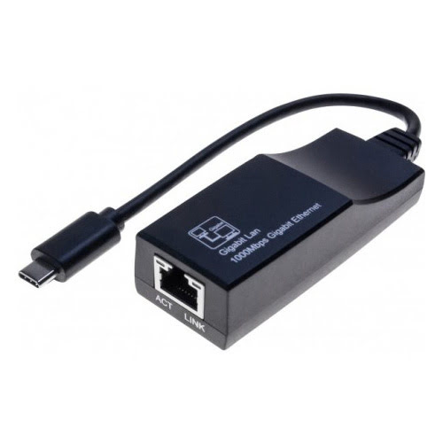 Connectique réseau Dexlan Adaptateur RJ45 Gigabit Femelle / USB 3.1 type C 