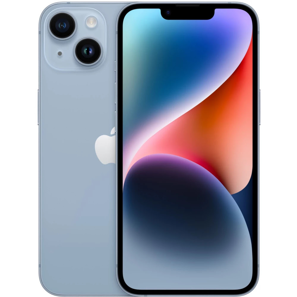 Apple iPhone 14 (128 Go) - Bleu - Téléphonie Apple - Cybertek.fr - 0