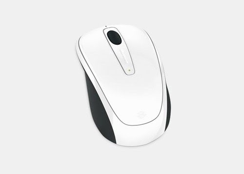 Microsoft Wireless Mobile Mouse 3500 Blanche - Souris PC - 2