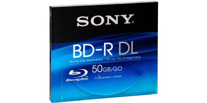 Consommable stockage BD-R DL 50GB