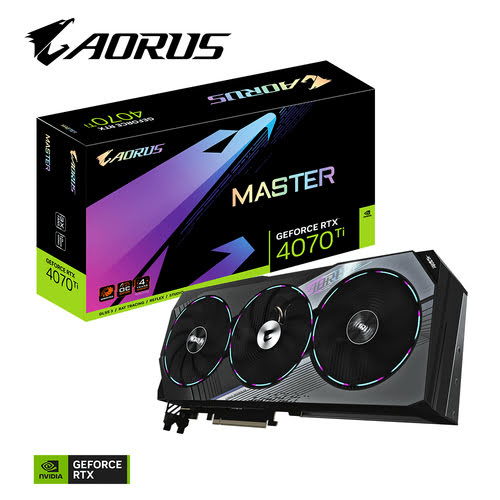 Gigabyte AORUS GeForce RTX 4070 Ti MASTER 12G - Carte graphique - 8