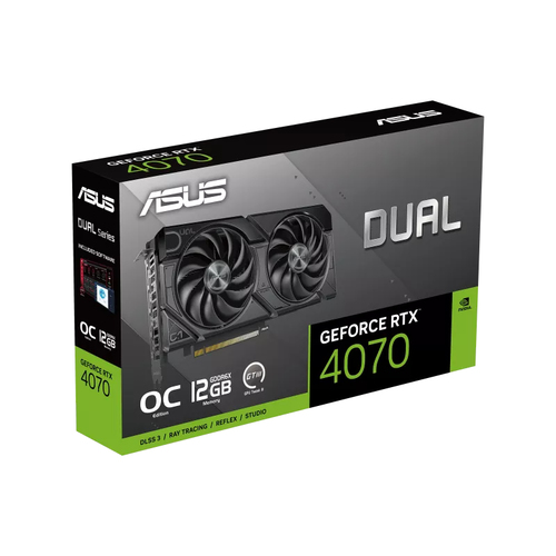 Asus GeForce RTX 4070 DUAL O12G EVO  - Carte graphique Asus - 13