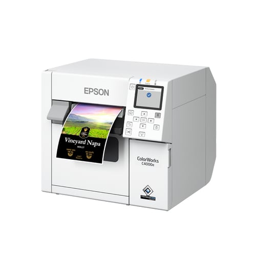 Imprimante Epson CW-C4000E (BK) encre noir brillante - Blanc - 1