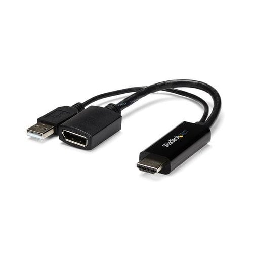 Adaptateur HDMI vers DP mâle/femelle - 15,2cm - 0