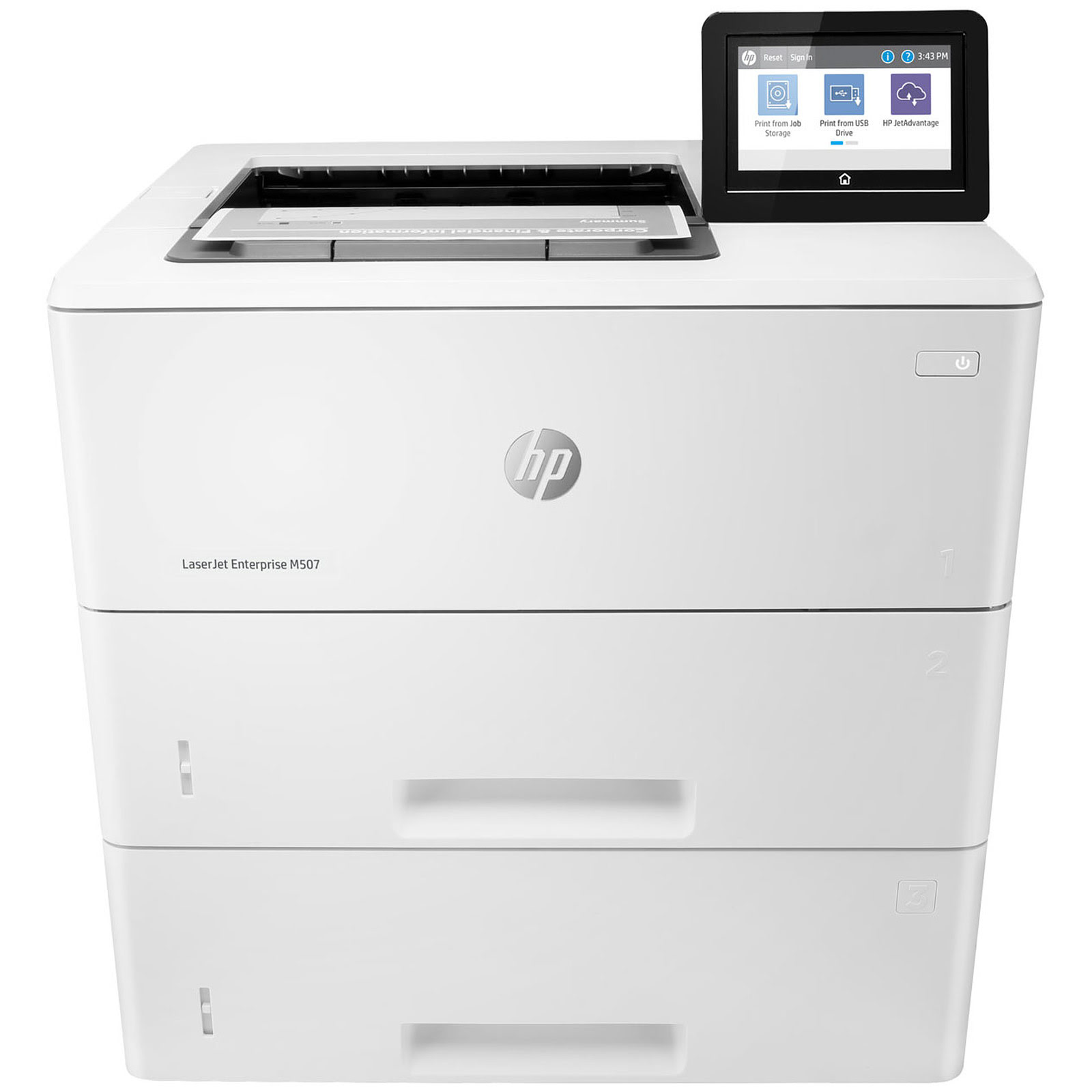 Imprimante HP M507x - A4/Laser/MonoChrome - Cybertek.fr - 2