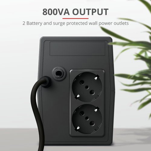 PAXXON 800VA / 480W - 2 prises  - Onduleur Trust - Cybertek.fr - 2