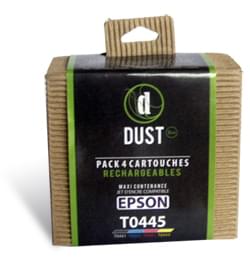 DUST Eco Pack 4 cart. rechargeables T0445 - Cybertek.fr - 0