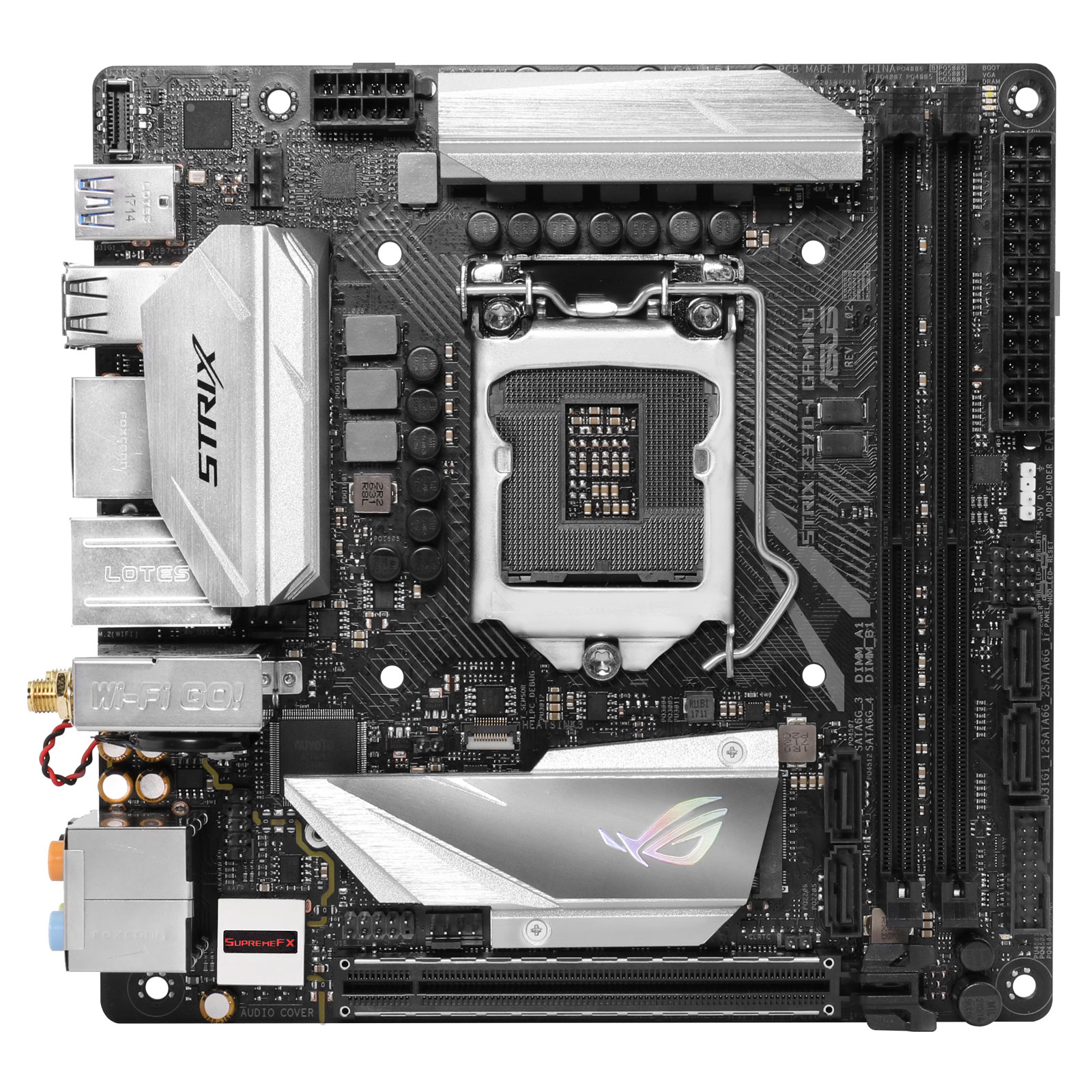 Asus STRIX Z370-I GAMING Mini-ITX  - Carte mère Asus - Cybertek.fr - 4