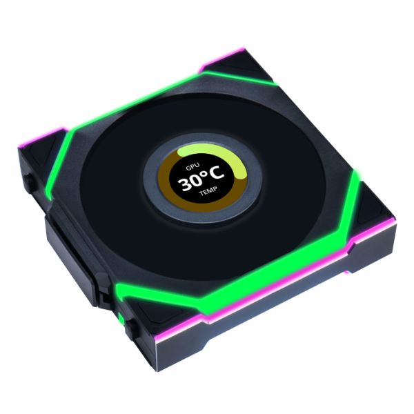 Lian-Li UNI FAN SL LCD Reverse ARGB PWM 120mm - Ventilateur boîtier - 0