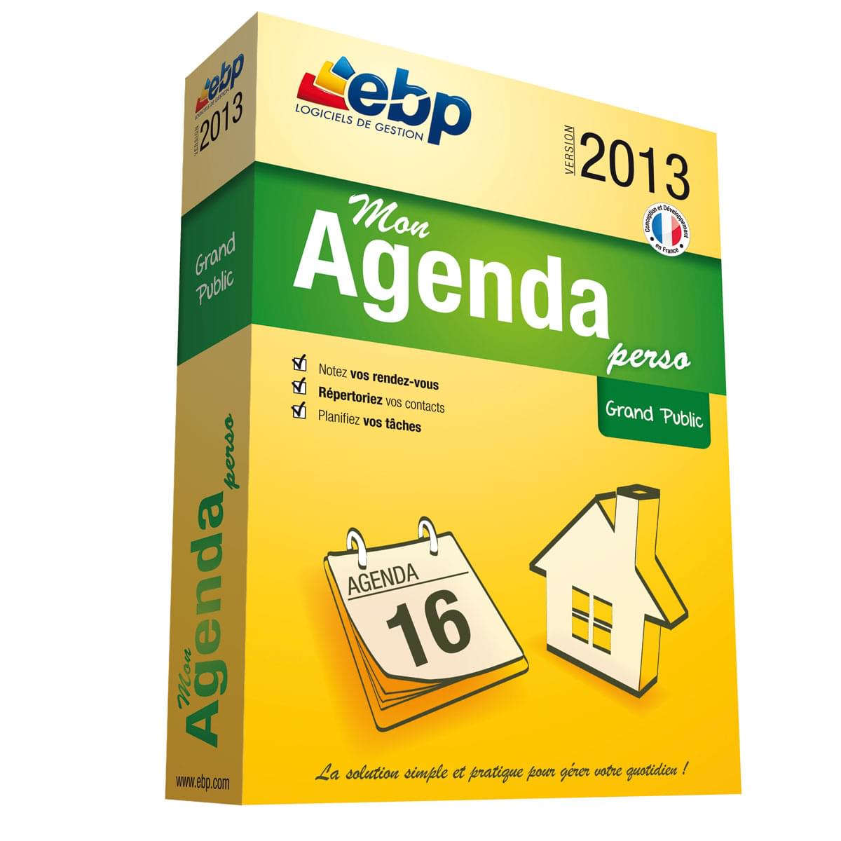EBP Mon Agenda Perso 2013 - Logiciel application - Cybertek.fr - 0