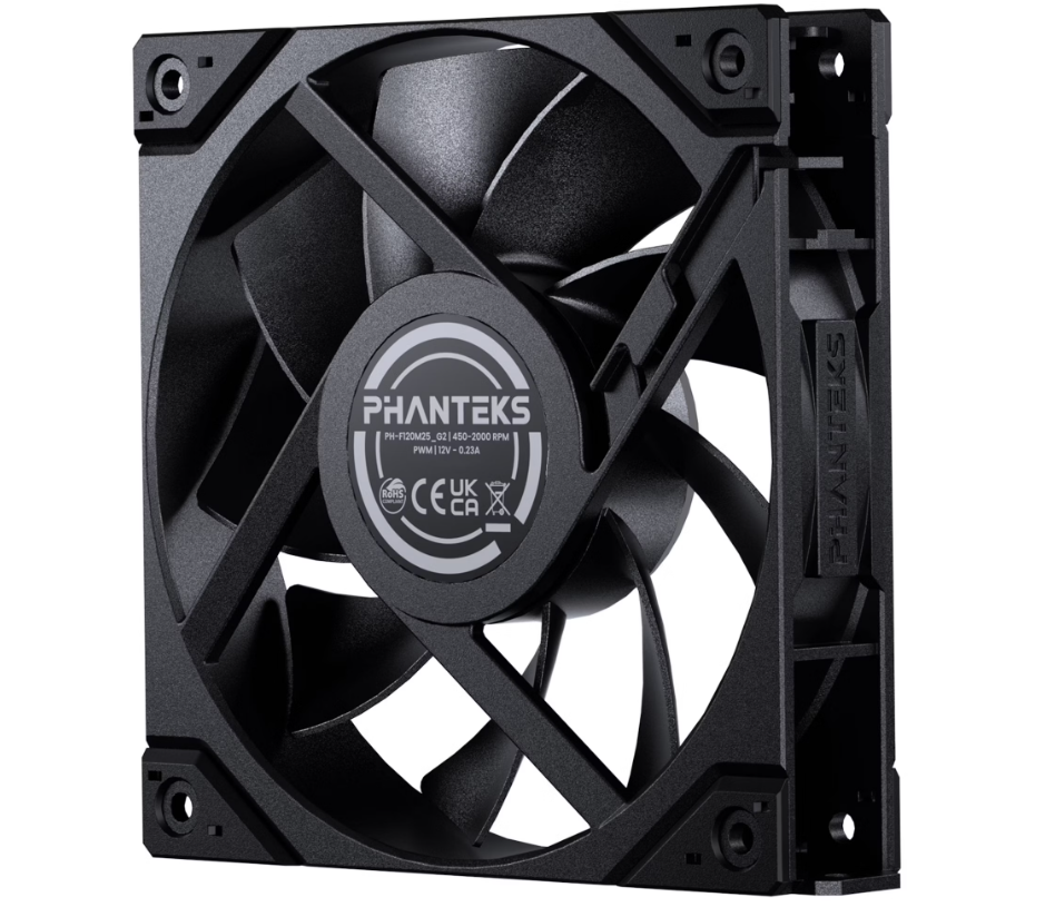 Phanteks M25 Gen2 PWM Noir 120mm - Ventilateur boîtier Phanteks - 1