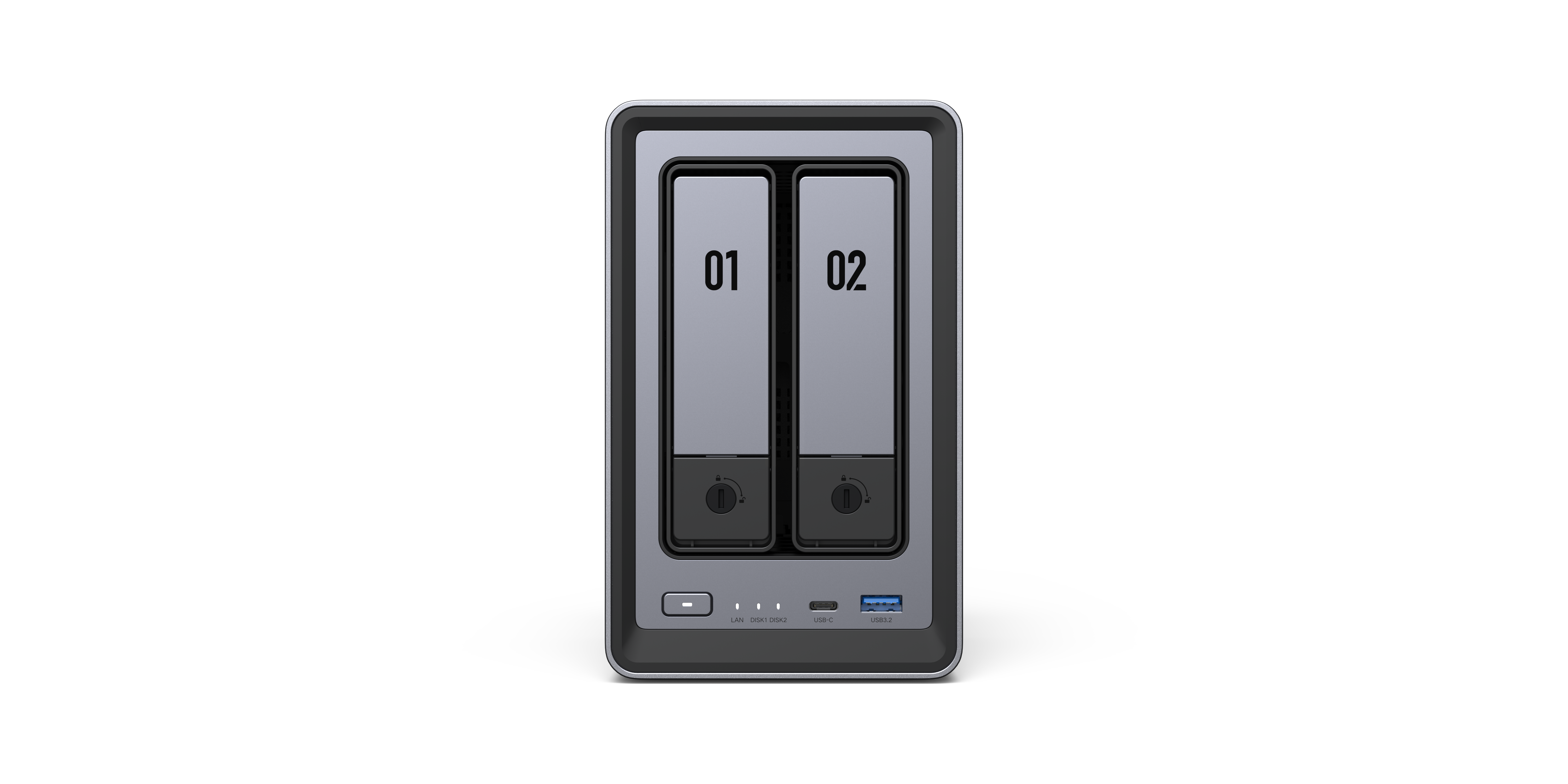 UGREEN DXP2800 - 2 Baies - Serveur NAS UGREEN - Cybertek.fr - 2
