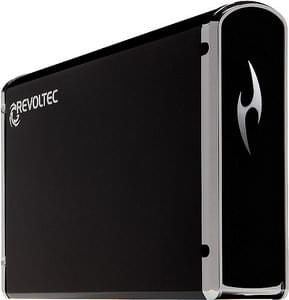 Revoltec USB2.0 pour DD 2.5" SATA - Alu Book II Black - Boîtier externe - 0