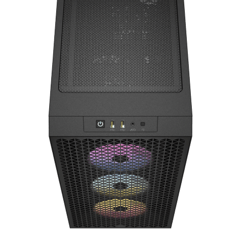 Corsair 3000D Airflow RGB Noir + RM1000e Noir Blanc - Boîtier PC - 2