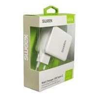 Cybertek Chargeur mural 3 ports - 2xUSB-A - USB-C - Blanc (CH-016WH) - Achat / Vente Chargeur sur Cybertek.fr - 9