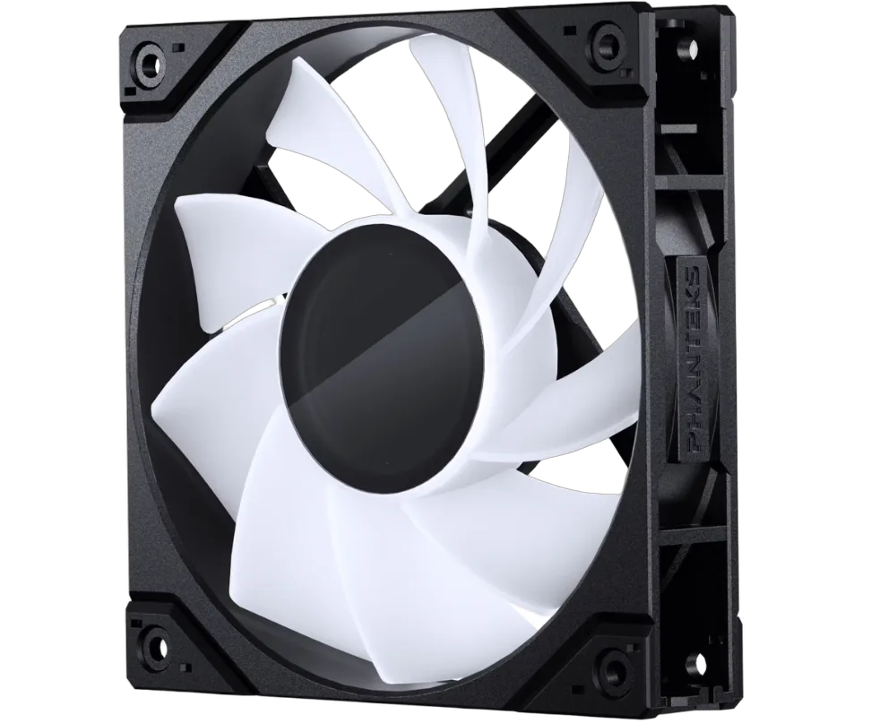 Phanteks M25 Gen2 PWM Reverse Airflow Noir 120mm D-RGB, vue 2