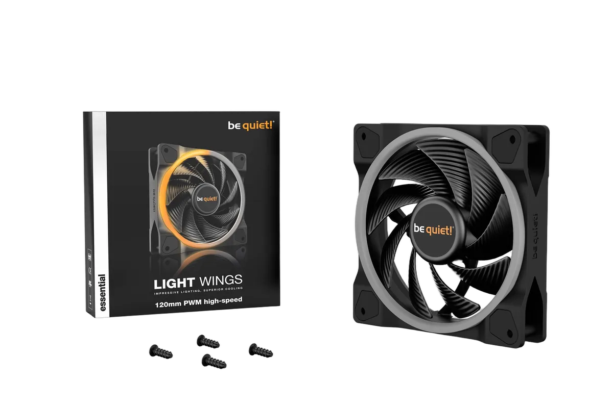 be quiet! Light Wings 120mm PWM ARGB High Speed, vue 2