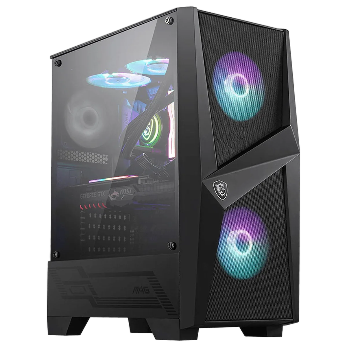 MSI MAG FORGE 100R - MT/Sans Alim/ATX, vue 1