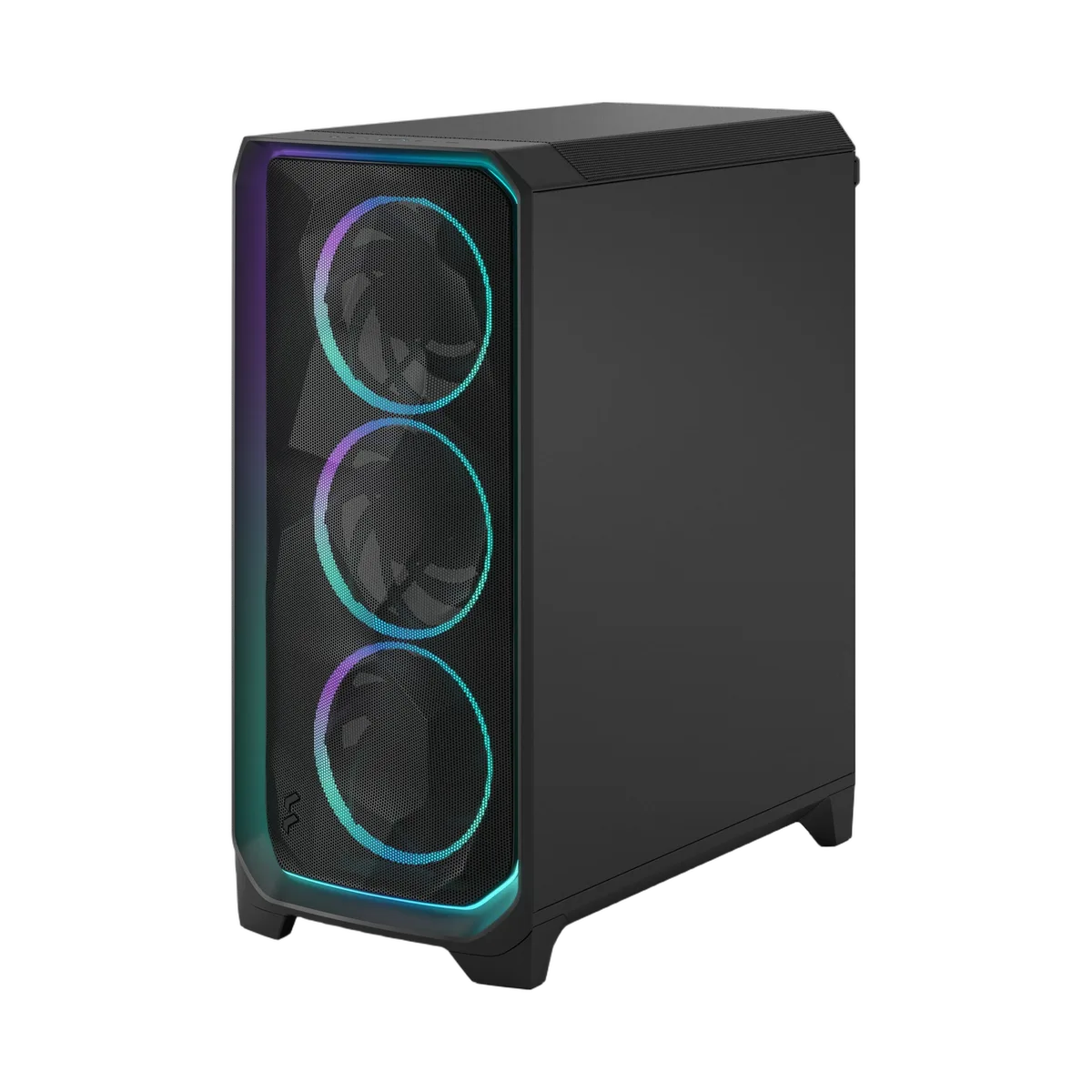 Fractal Design Meshify 3 Ambience Pro RGB TG Light Tint Noir - MT/Sans Alim/E-ATX, vue 7