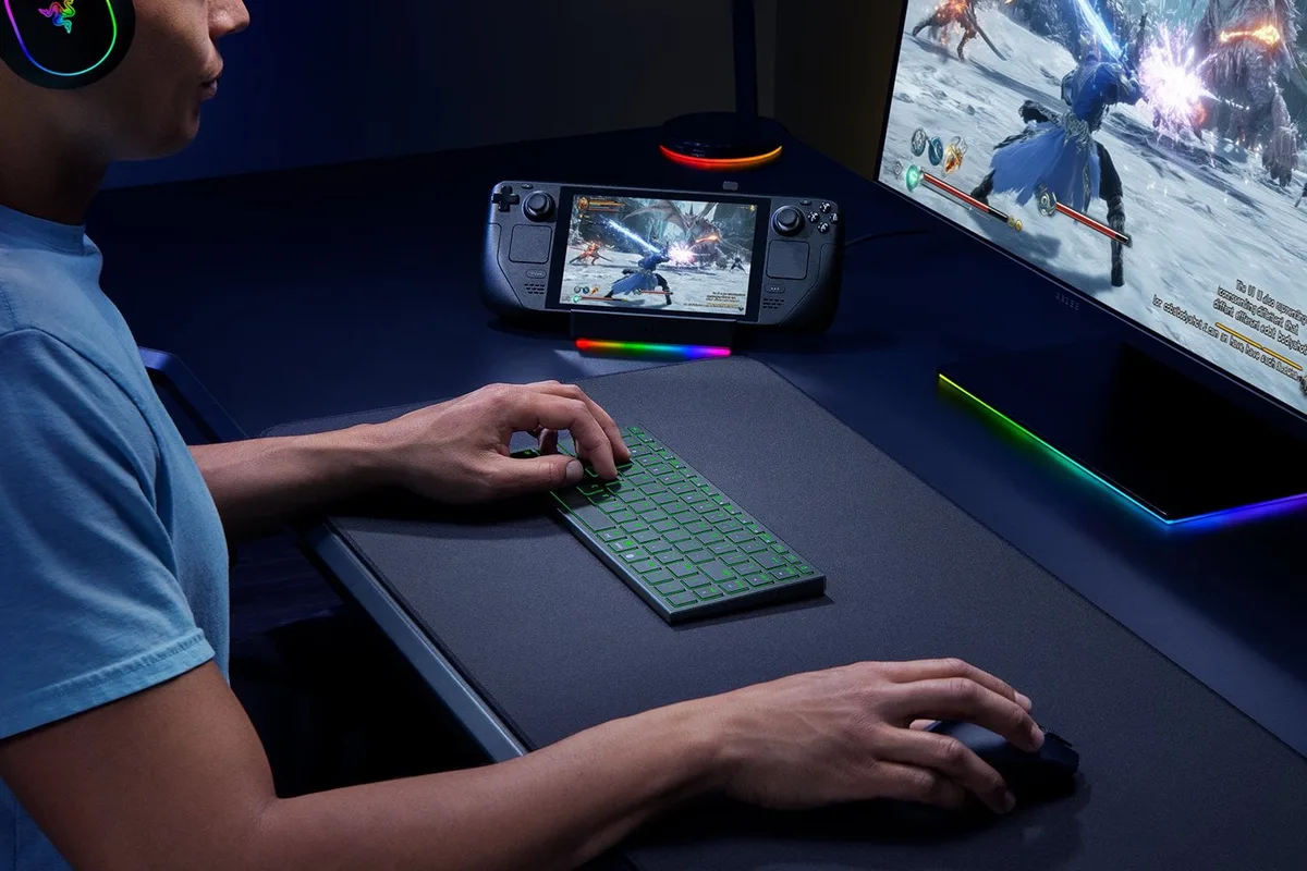 Razer Joro 75% - Mécanique - Bluetooth - RGB - Noir, vue 4