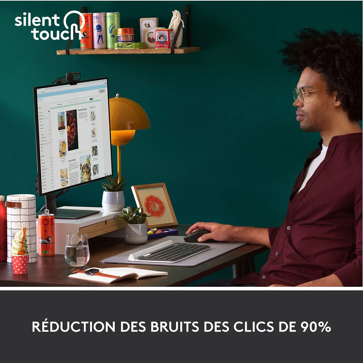 Logitech Signature M650 L - Sans-Fil - Graphite, vue 4