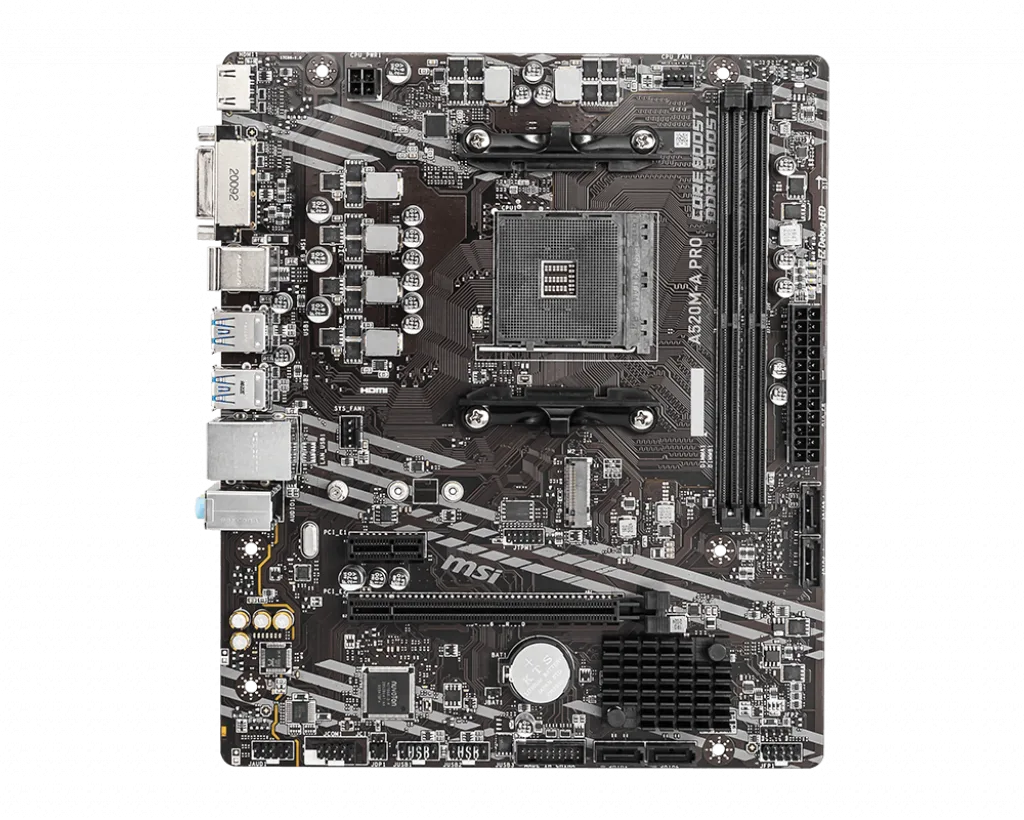 MSI A520M-A PRO, vue 5