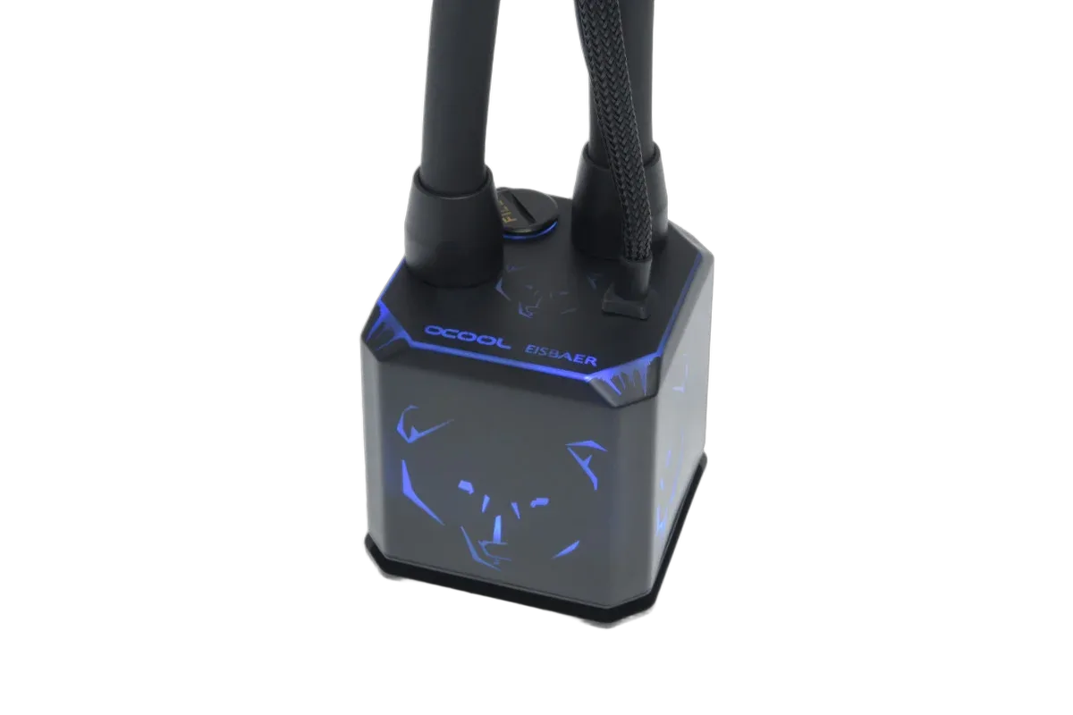 Alphacool Eisbaer Aurora 360mm CPU - Noir ARGB V1.1, vue 6