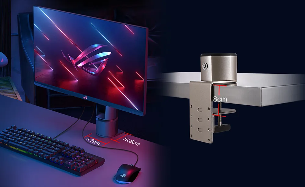 Asus ROG Monitor Desk Mount Kit ACL01 - pince en C, vue 4