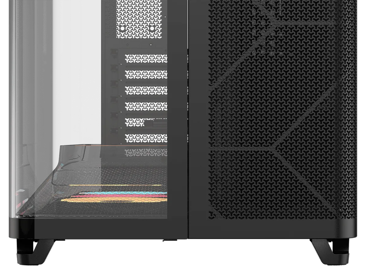 Corsair Air 5400 LX-R RGB Link Noir - MT/Sans Alim/E-ATX, vue 2