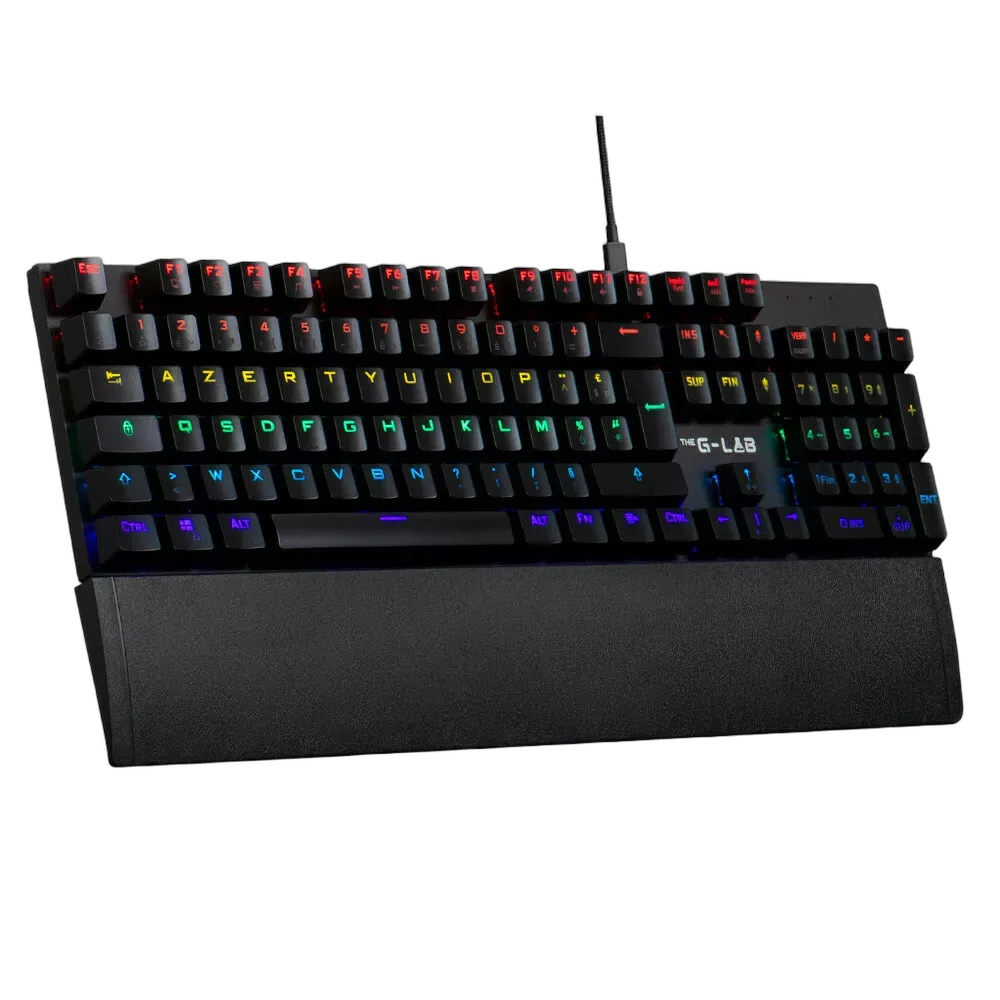 The G-LAB Keyz Carbon EX - Mécanique - Filaire - RGB - Noir, vue 1