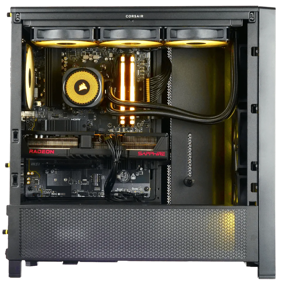LITTLE SUNFORGE - R5-7500F/RX9070/16Go/500Go, vue 2