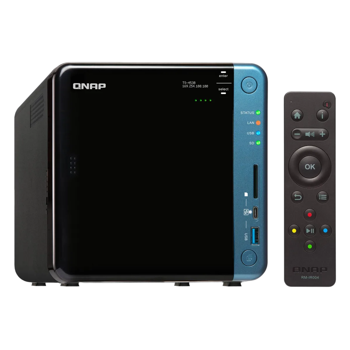 Qnap TS-453B-8G - 4 HDD, vue 5