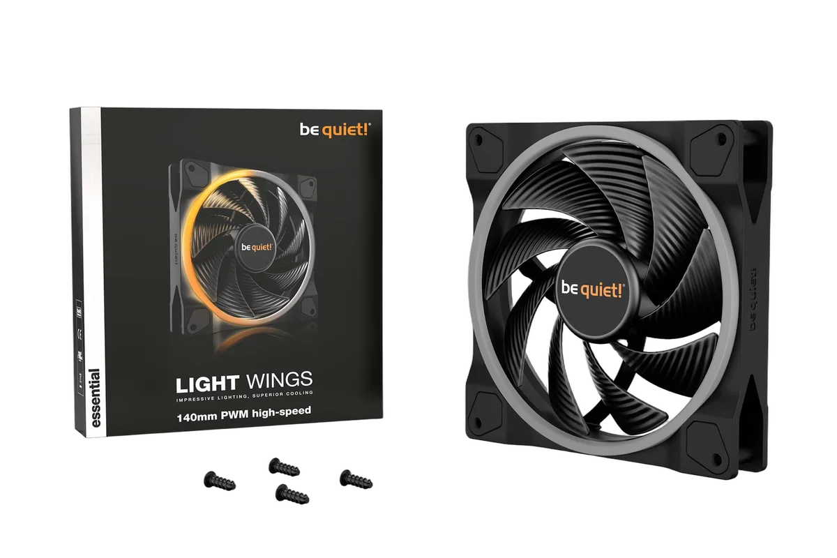 be quiet! Light Wings 140mm PWM ARGB High Speed, vue 2