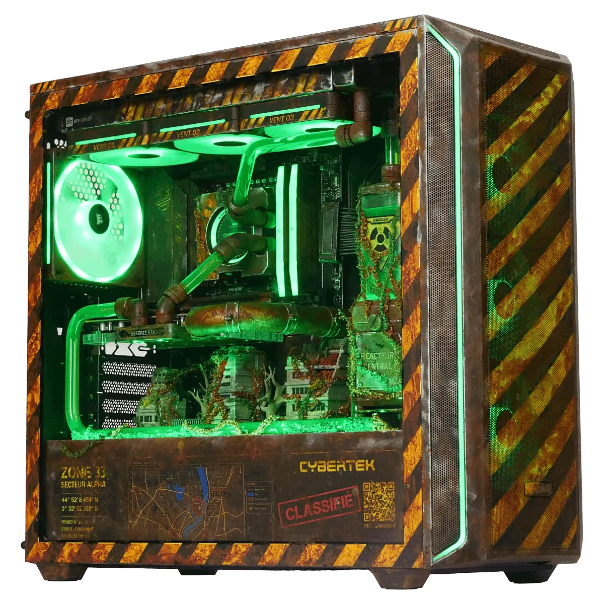 THE LOST PROJECT - 9850X3D/2To/32Go/5080 WC, vue 1