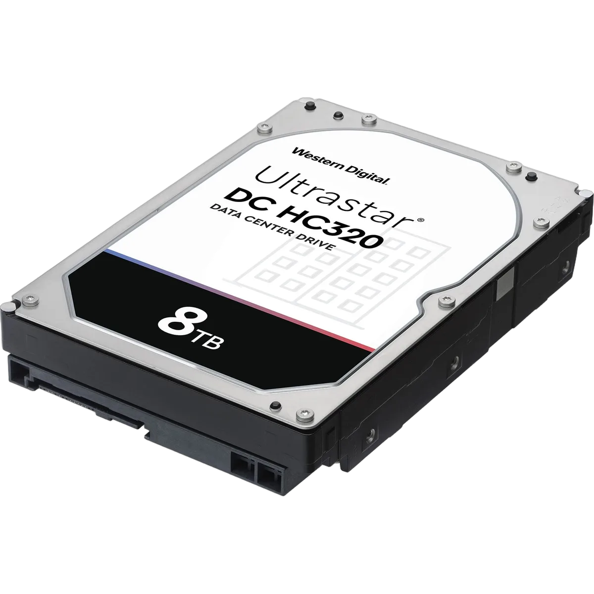 WD 8To SATA III 256Mo Ultrastar Data Center HC320 HUS728T8TALE6L4, vue 2