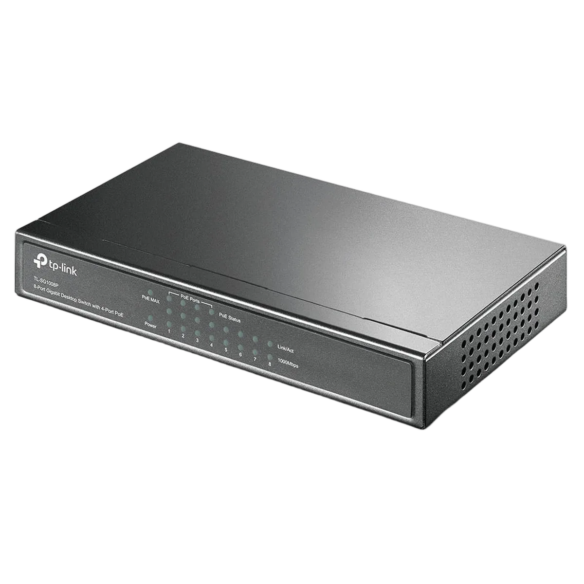 TP-Link 8 Ports 10/100/1000Mbps TL-SG1008P (4 POE), vue 4
